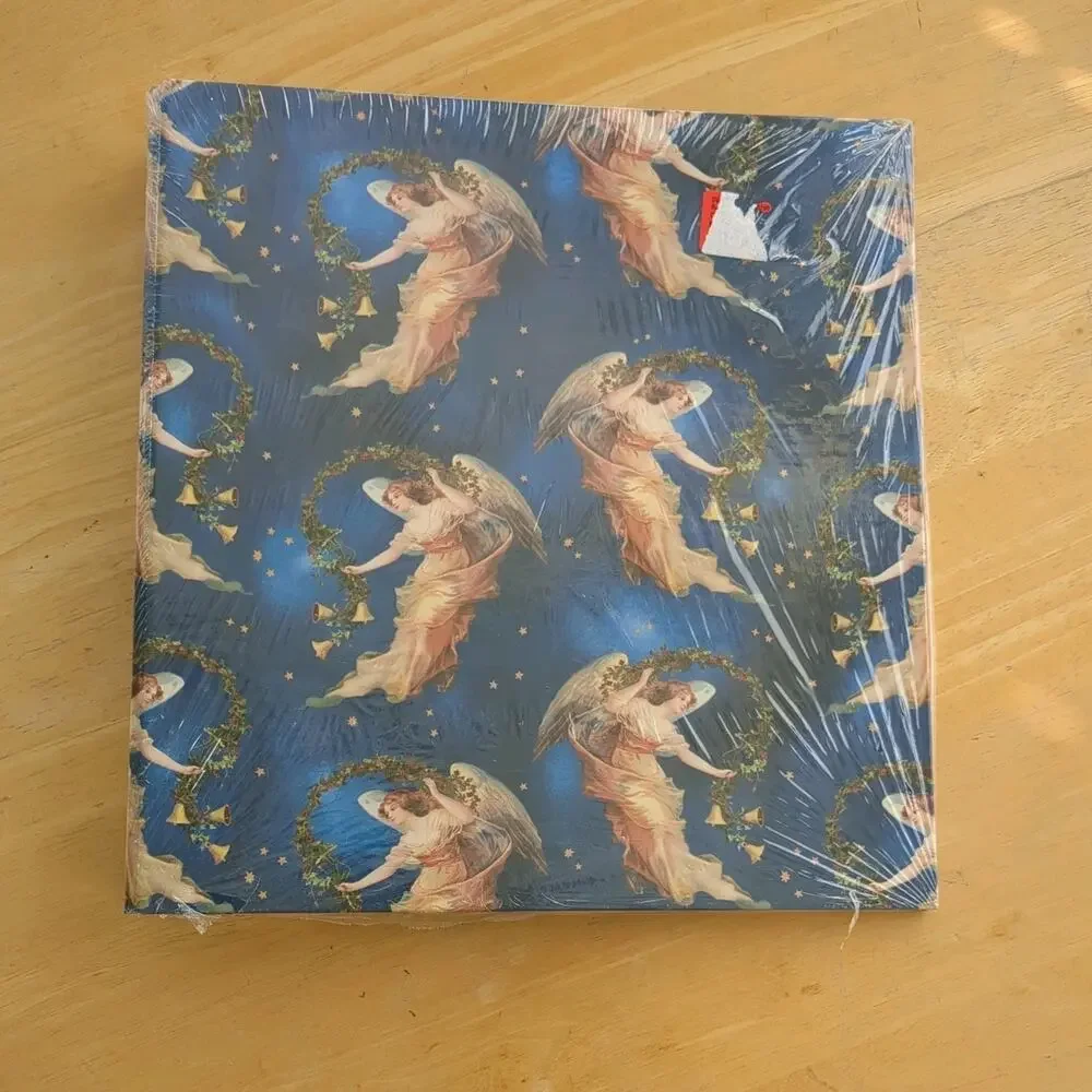 Vintage Celestial 90s whimseygoth Angel Binder 3 Ring Album Scrapbook New READ